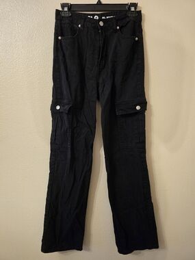 S.O.N.G. Black Cargo Utility Pants